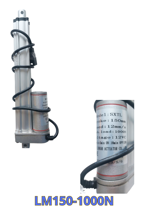 Lineaarimoottori 12V 150mm 1000N