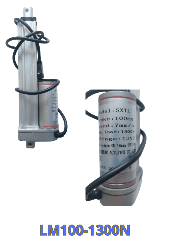 Lineaarimoottori 12V 100mm 1300N