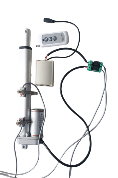 Lineaarimoottori 12V 100mm 1300N Työntöpituuden säätö