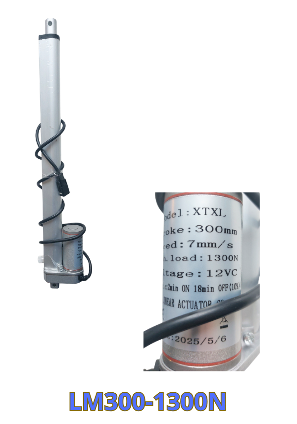 Lineaarimoottori 12V 300mm 1300N