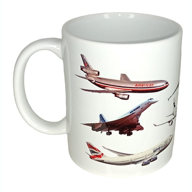 Lentokone muki RETRO MUKI sarja - Image 3