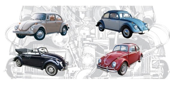 VW Kupla muki neljä Kuplaa RETRO MUKI - Image 3