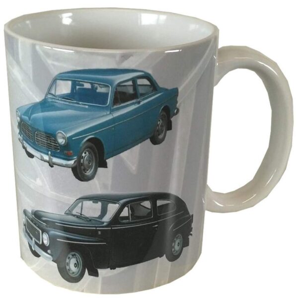 Volvo neljä mallia muki  RETRO MUKI