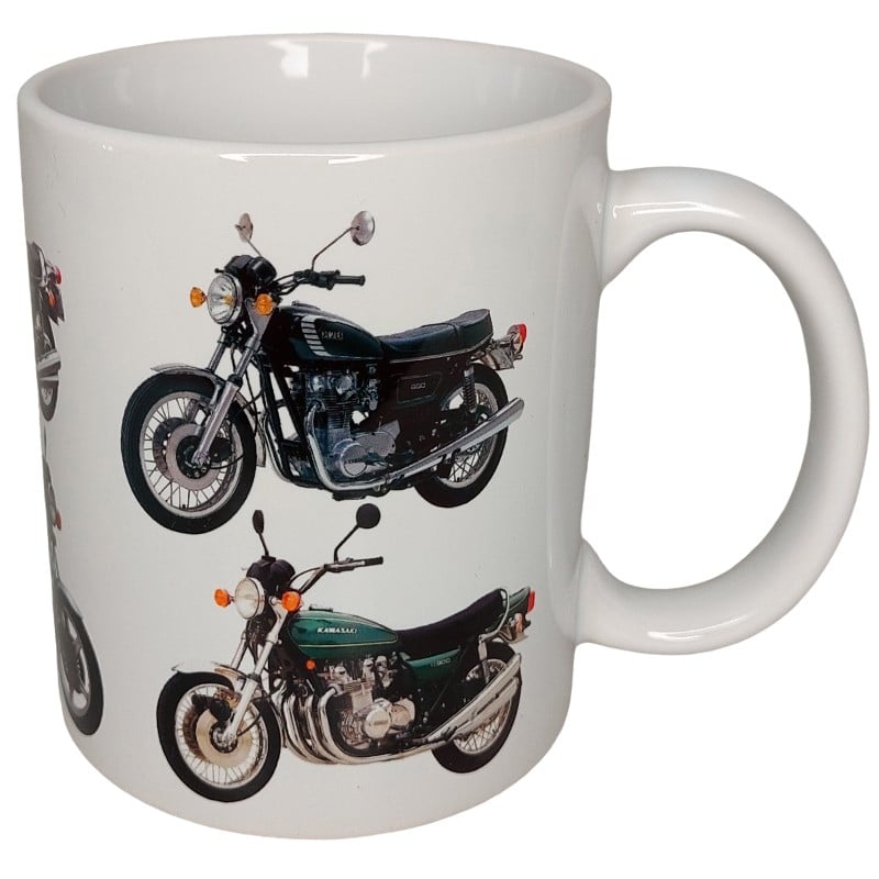 Moottoripyörä klassikot - muki Klassikkomukit