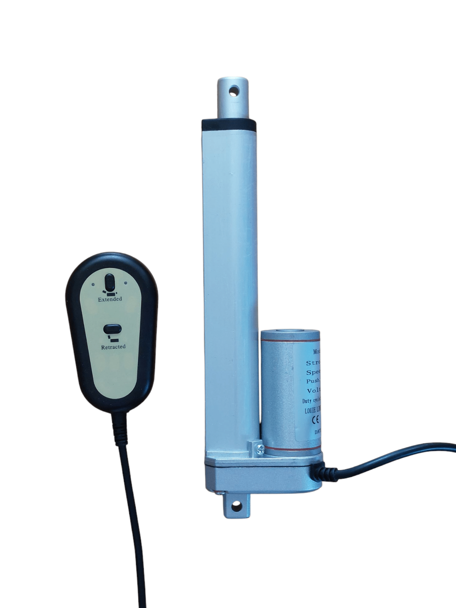 Lineaarimoottori 12V 150mm 1300N Kytkin-ohjaus