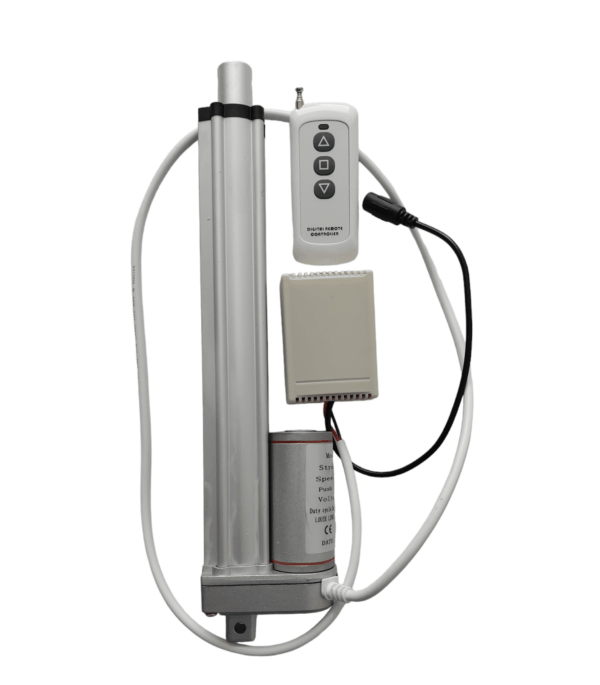 Lineaarimoottori 12V 200mm 1300N Kauko-ohjaus