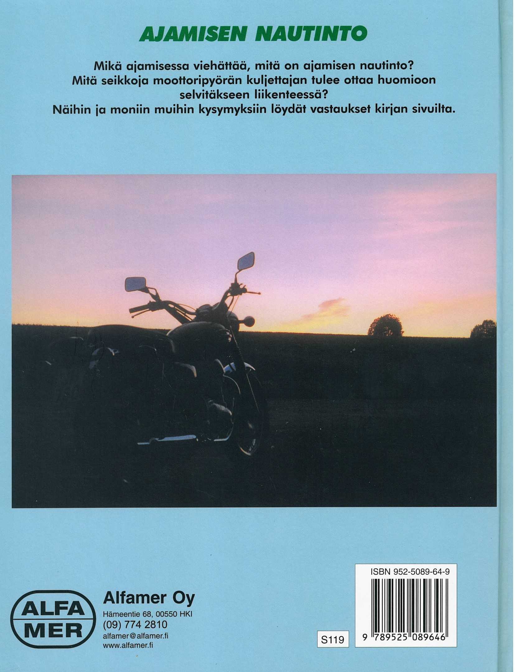 Ajamisen nautinto; Alfamer -kirja, antikvariaatti - Image 2