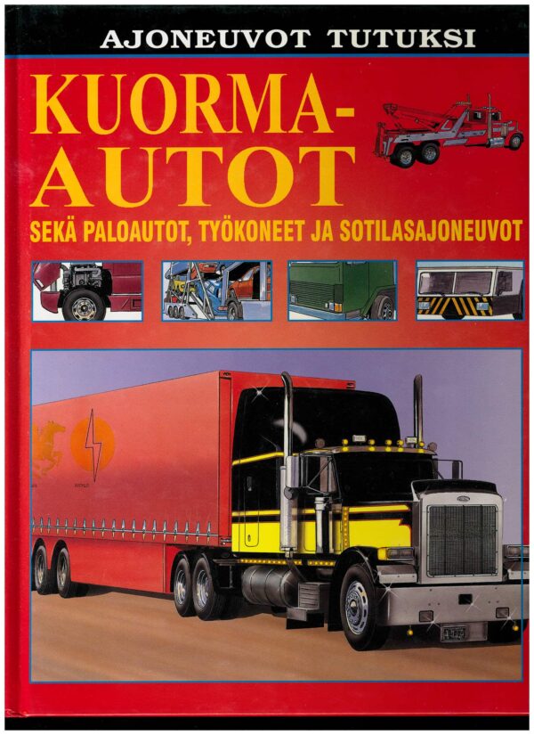 Kuorma-autot Paloautot ja Sotilasajoneuvot - Lastenkirja; Alfamer -kirja, antikvariaatti