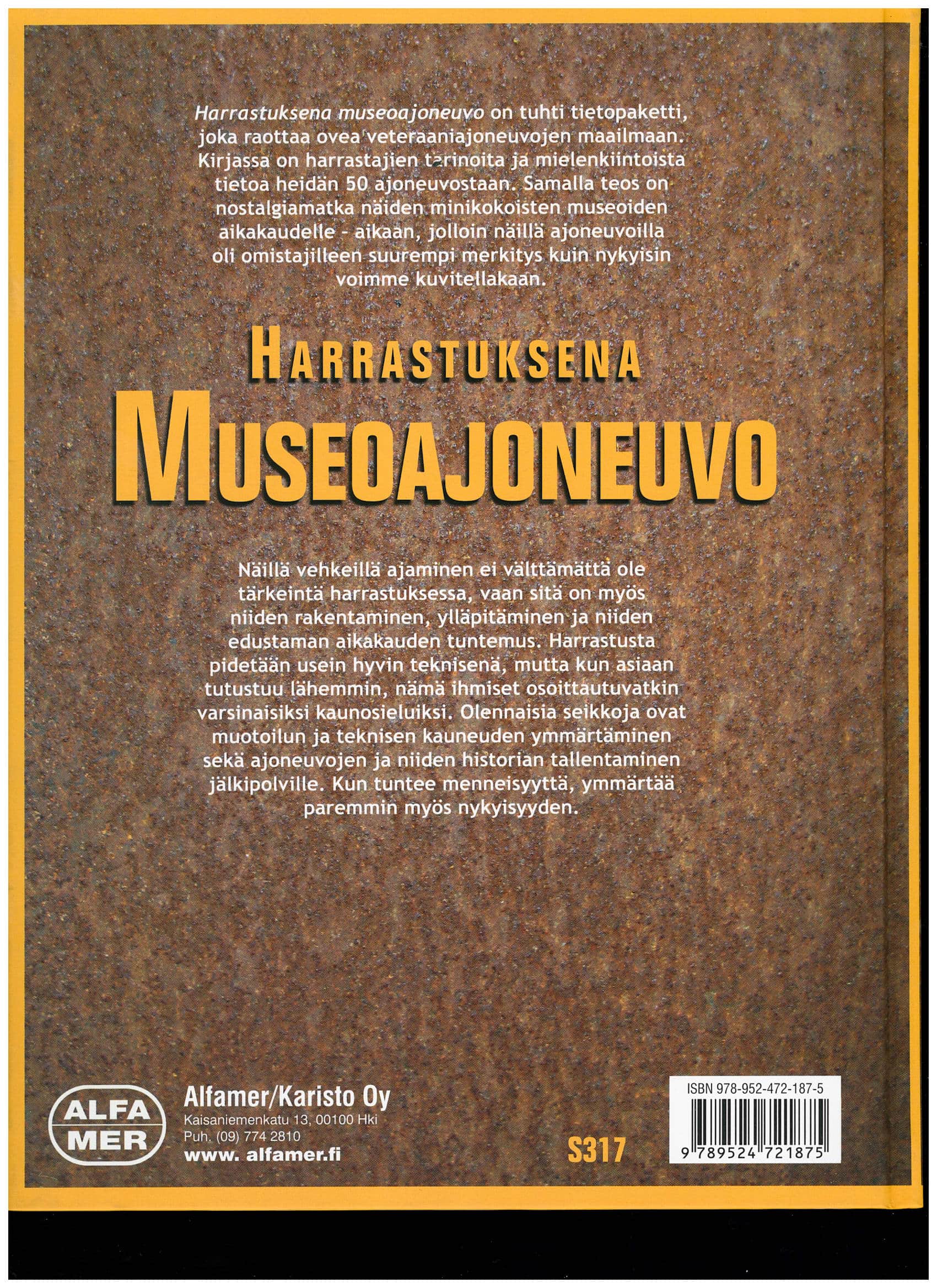 Harrastuksena MUSEOAJONEUVO; Alfamer -kirja - Image 2
