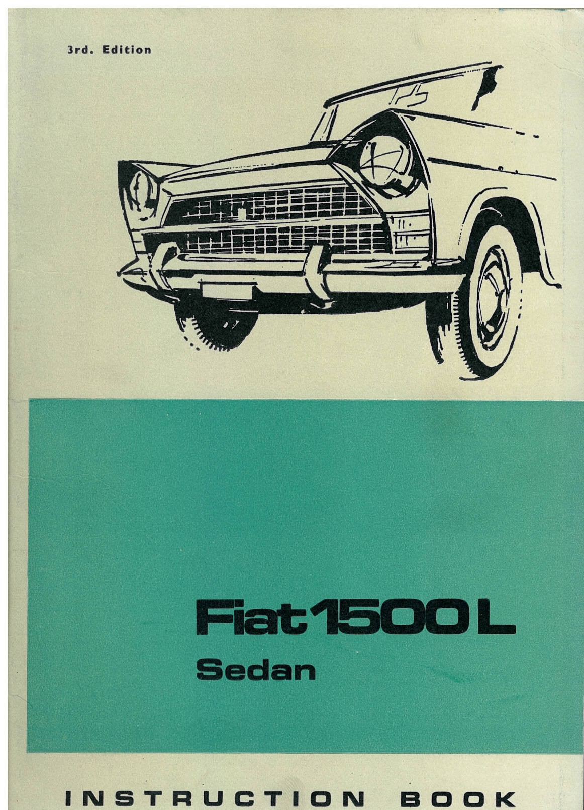 Fiat 1500L Sedan; Instruction Book