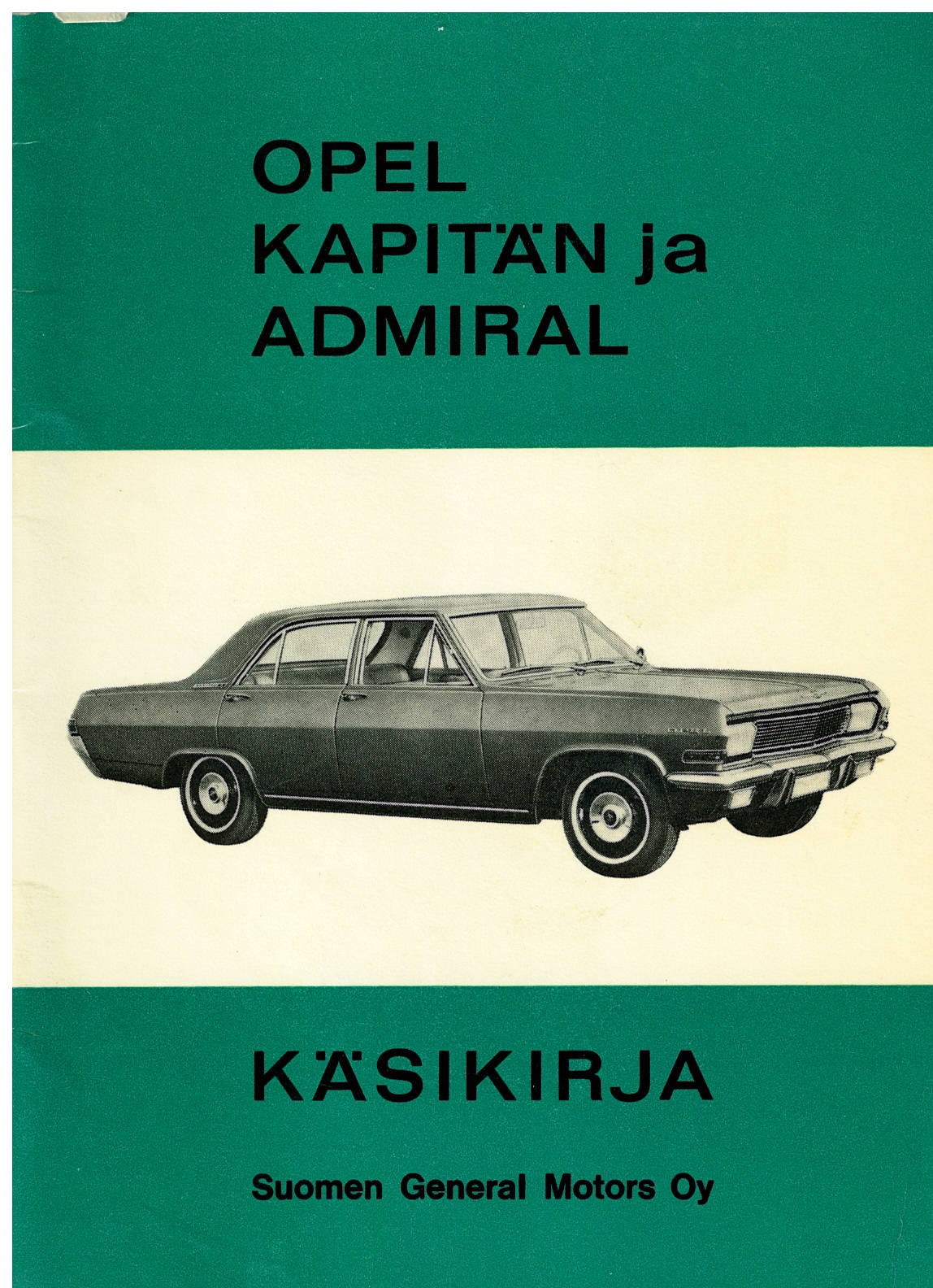 Opel Kapitän ja Admiral; Käsikirja