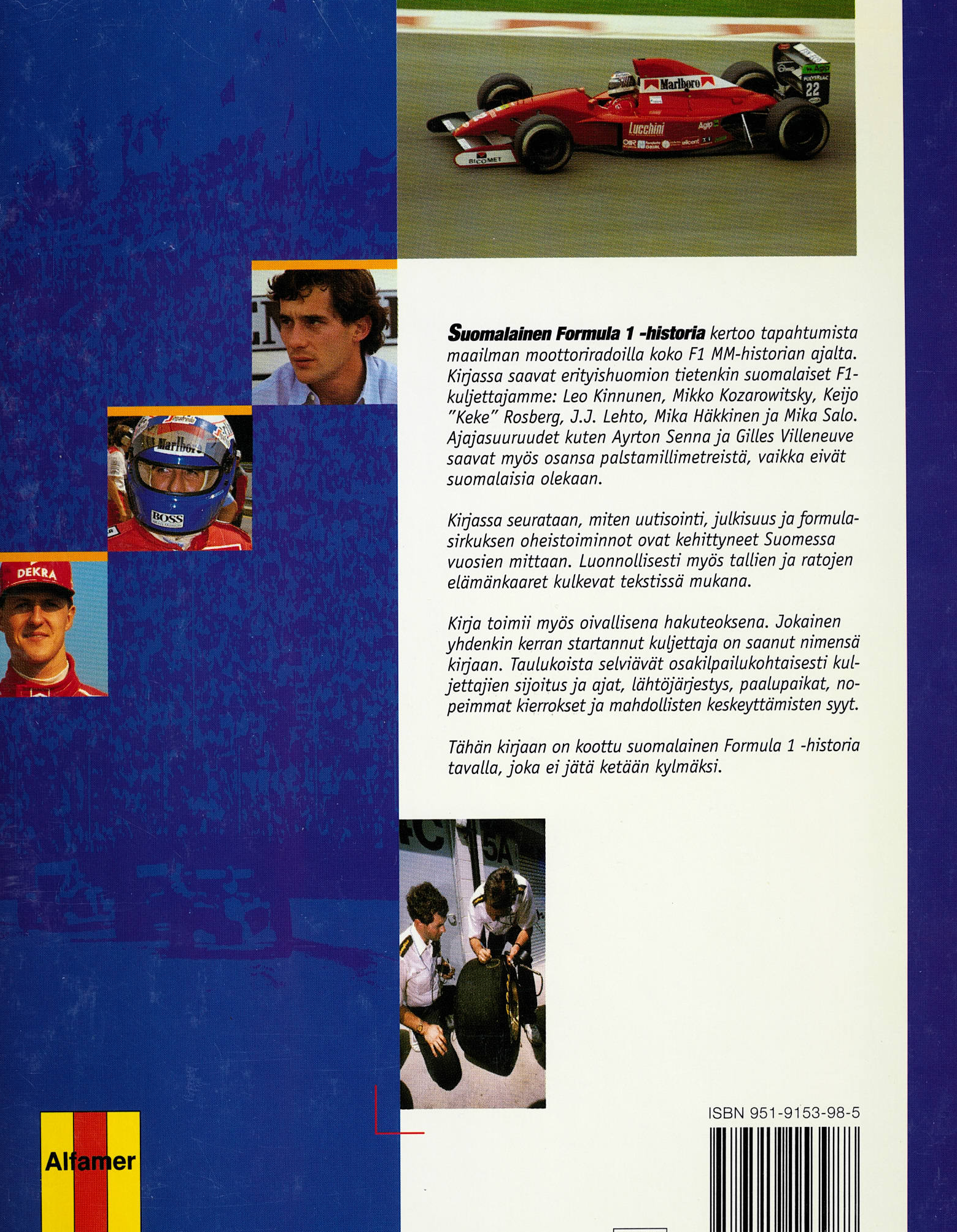 Suomalainen FORMULA historia 1; Alfamer kirja - Image 2