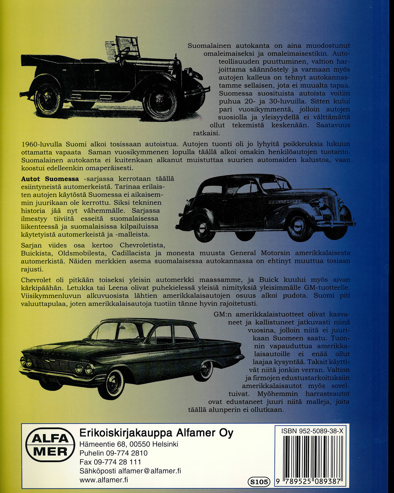 Amerikan GM - letukoita ja limusiineja; Alfamer -kirja