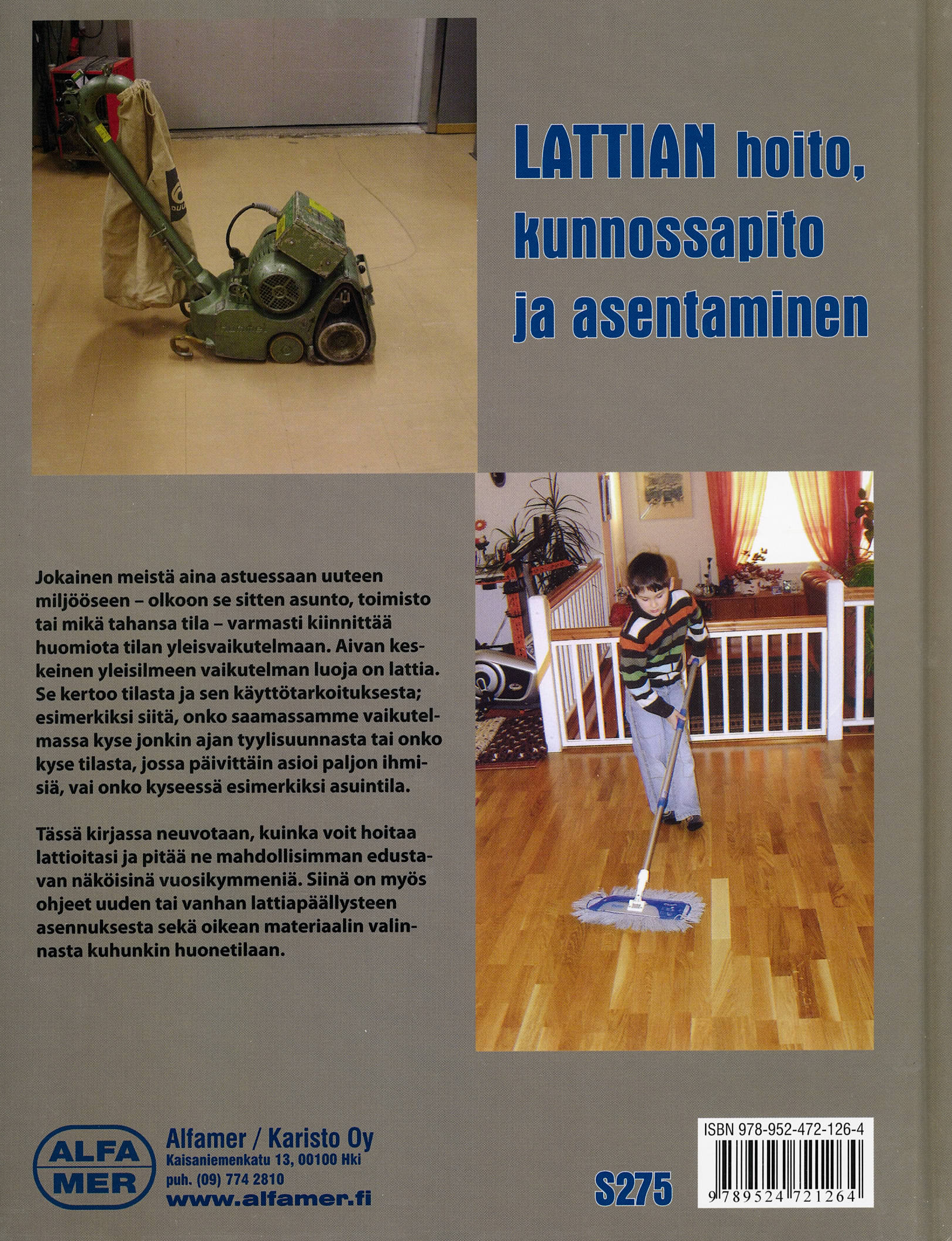 Lattian hoito, kunnossapito ja asentaminen; Alfamer kirja - Image 2