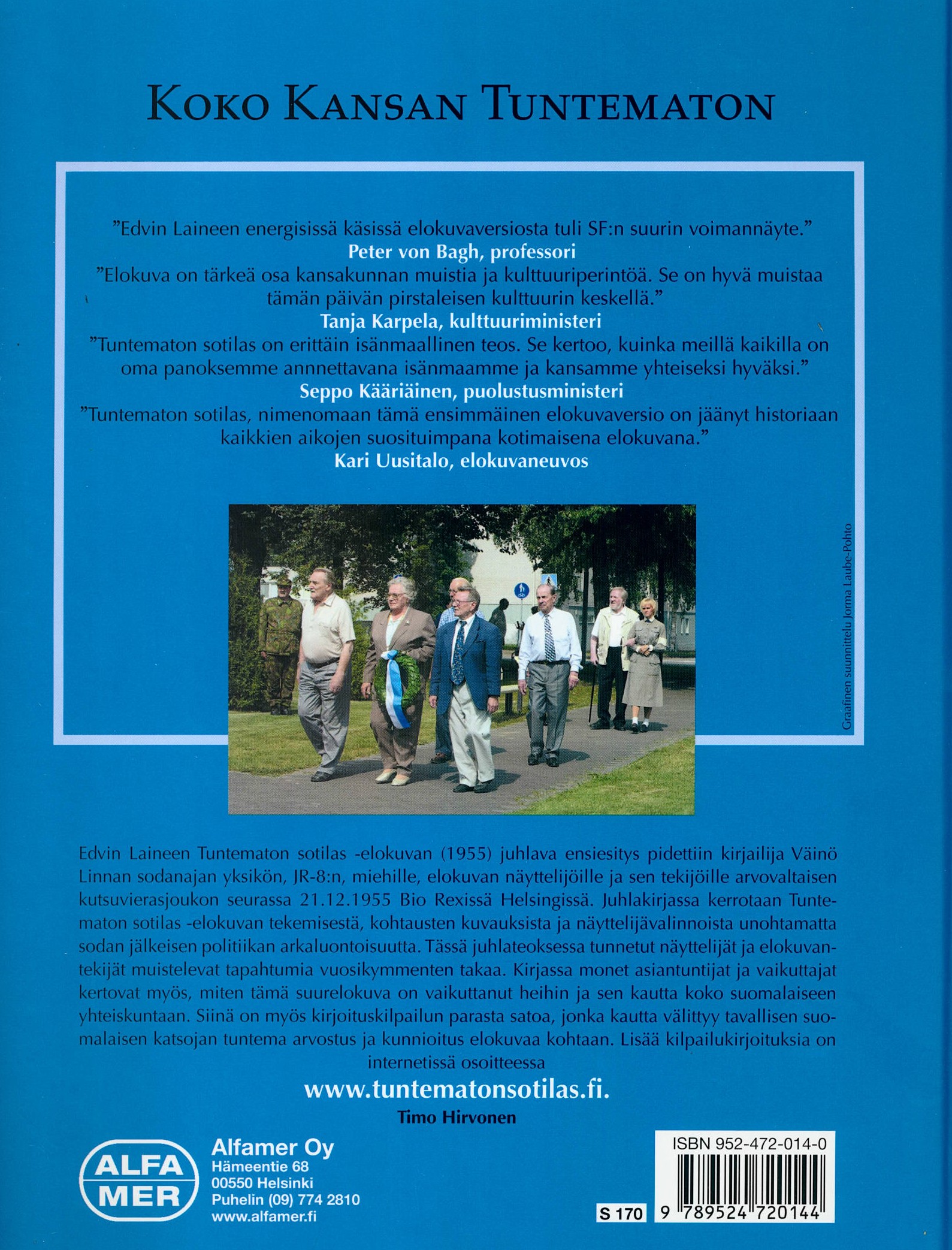 Koko kansan TUNTEMATON; Alfamer kirja - Image 2